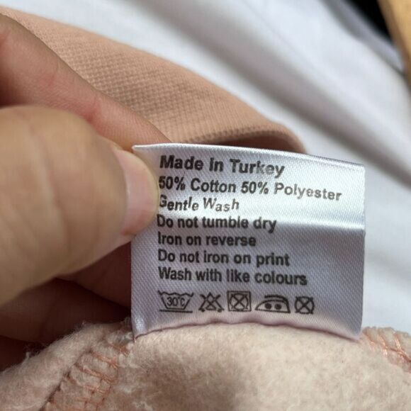 NICCE London Mens Crewneck Long Sleeve Sweater Embossed Chest Logo Size M - Picture 11 of 12